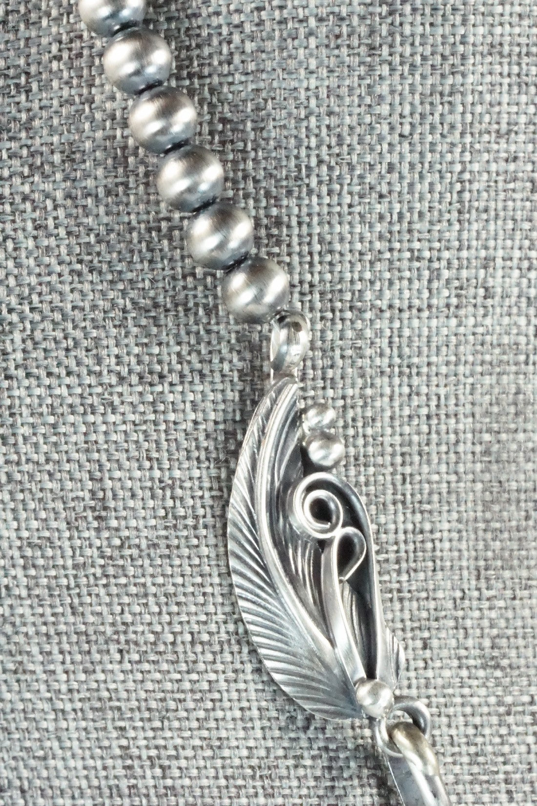 Turquoise & Sterling Silver Necklace - Davey Morgan