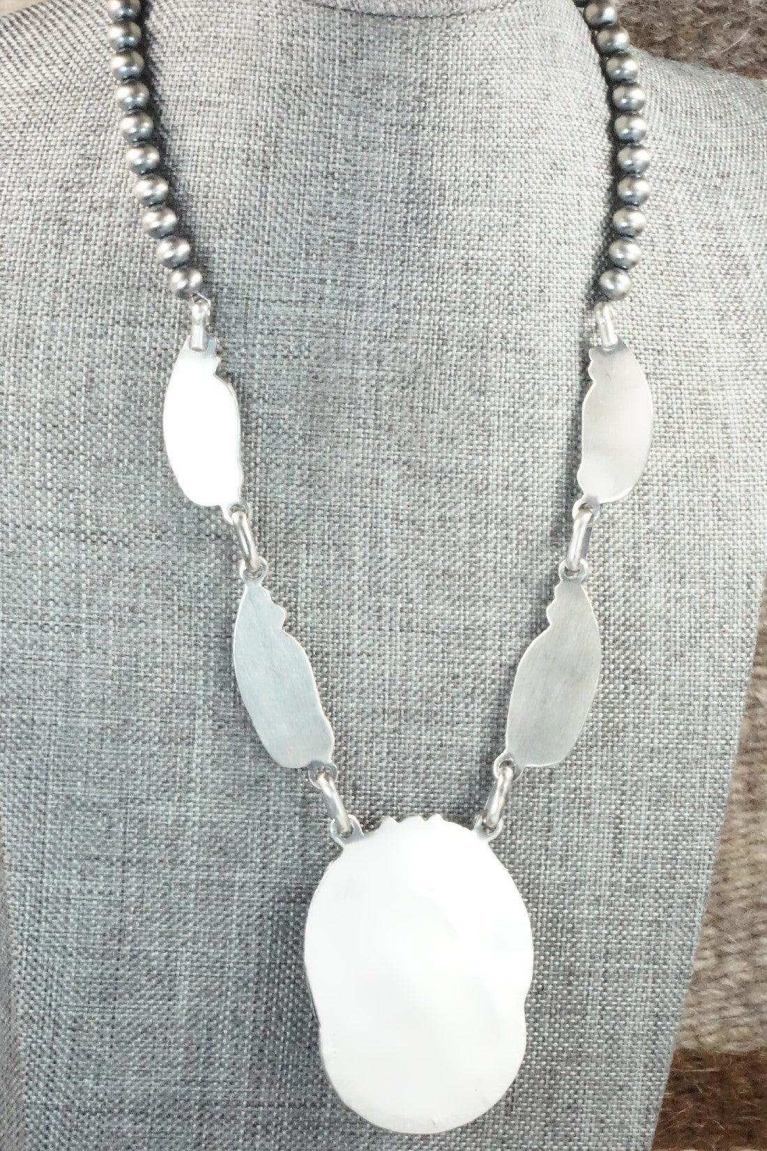 Turquoise & Sterling Silver Necklace - Davey Morgan