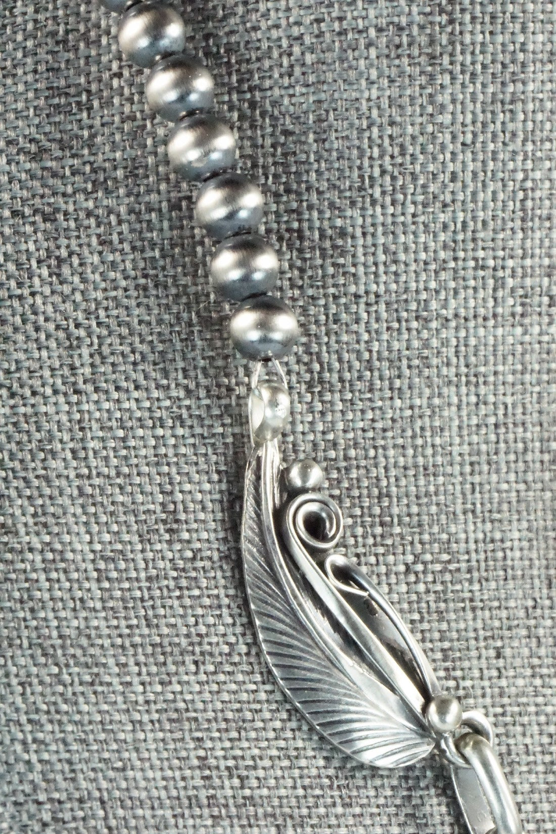 Turquoise & Sterling Silver Necklace - Davey Morgan