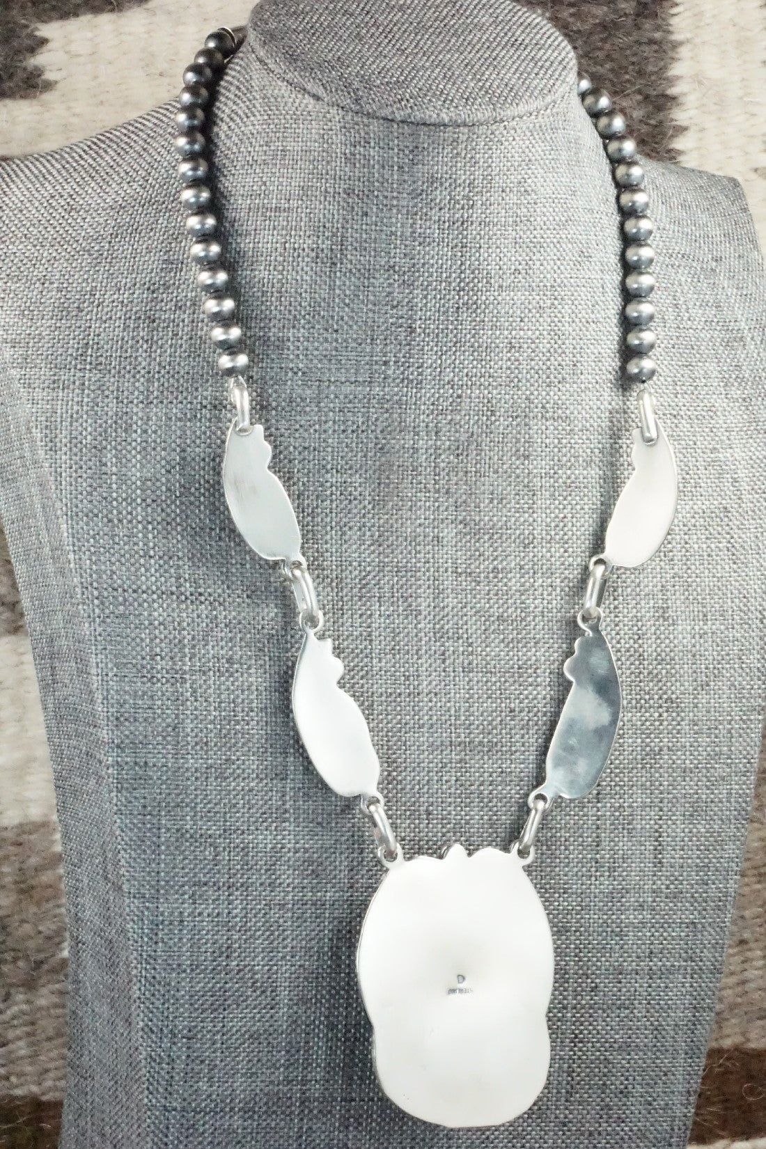 Turquoise & Sterling Silver Necklace - Davey Morgan