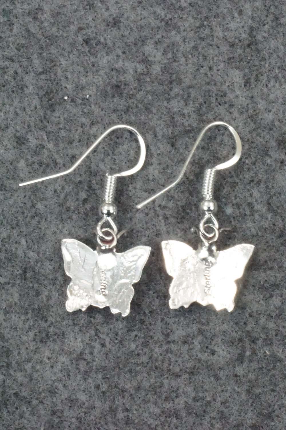 Turquoise & Sterling Silver Earrings - Lucille Platero