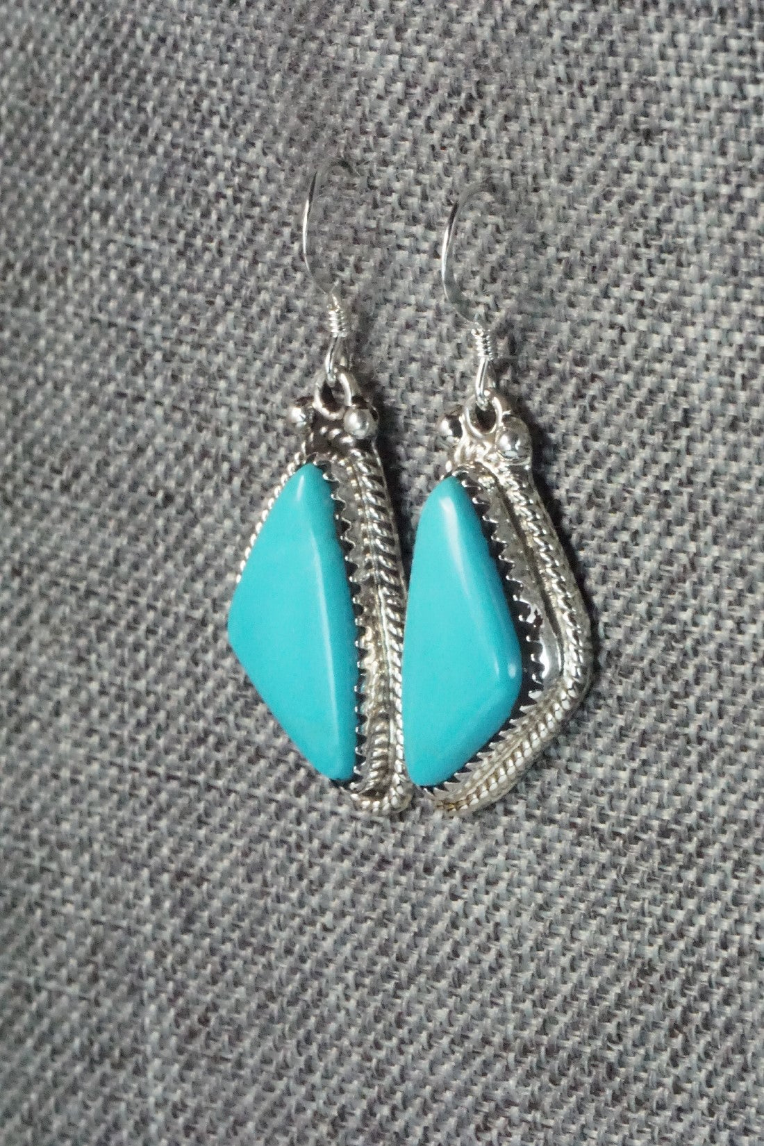 Turquoise and Sterling Silver Earrings - Sharon McCarthy