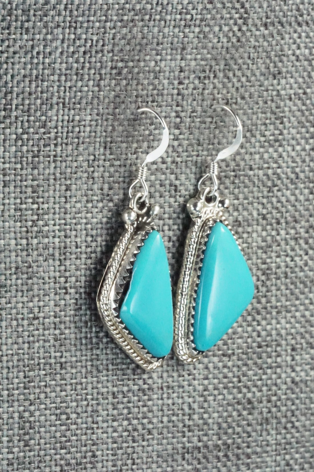 Turquoise and Sterling Silver Earrings - Sharon McCarthy