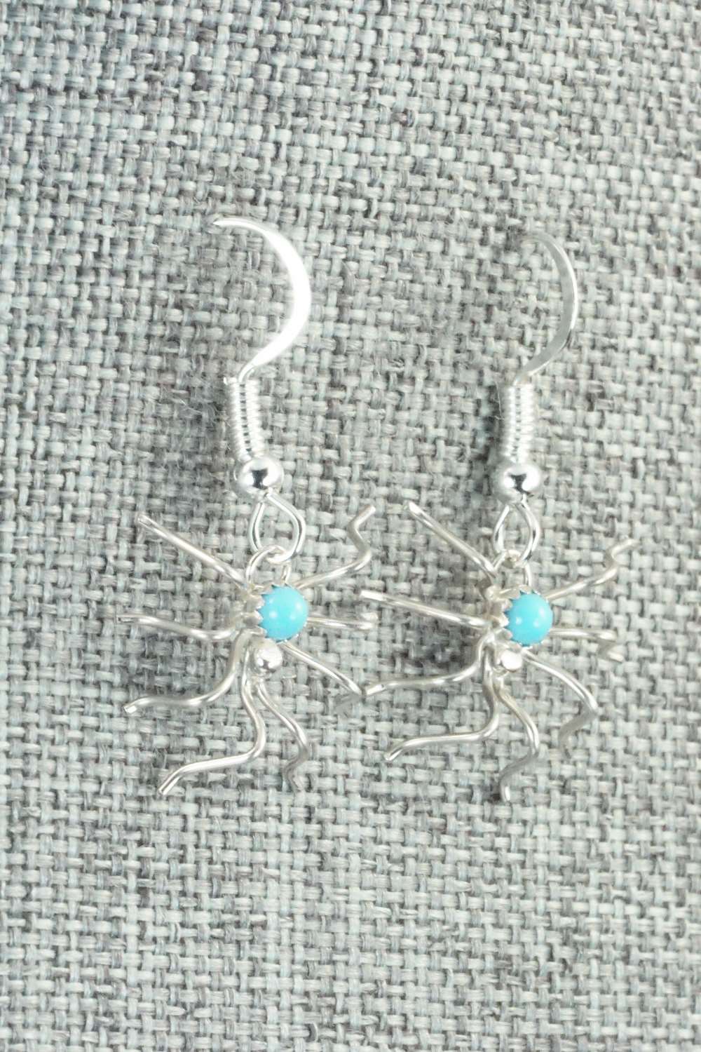 Turquoise & Sterling Silver Earrings - Lucille Platero