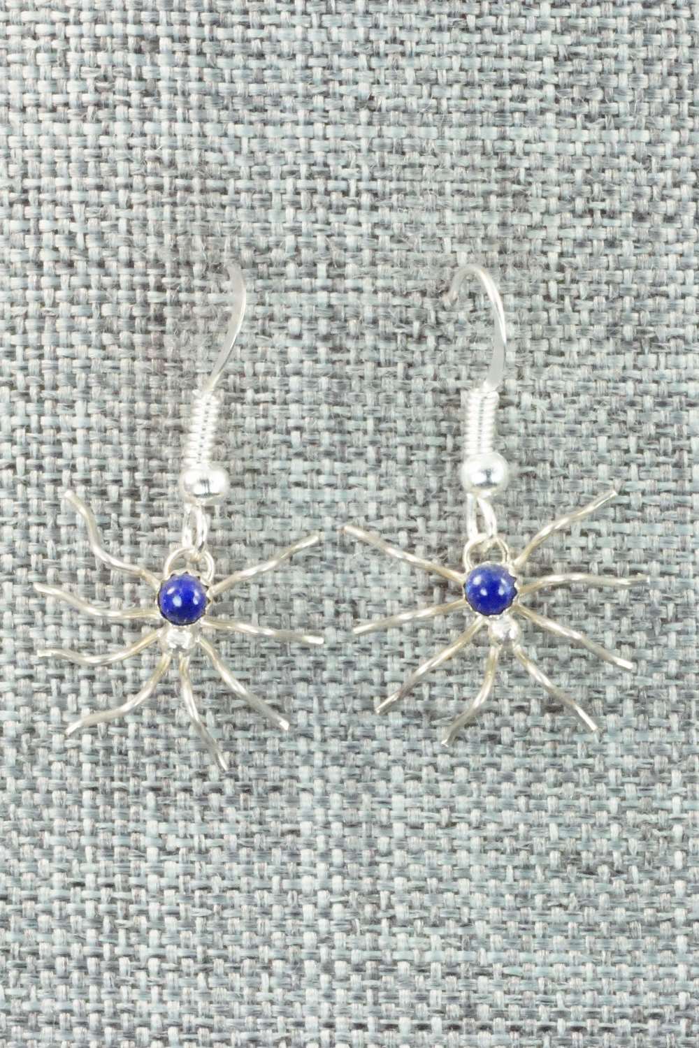 Lapis & Sterling Silver Earrings - Lucille Platero