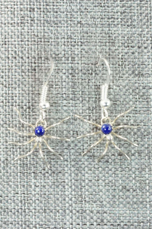 Lapis & Sterling Silver Earrings - Lucille Platero