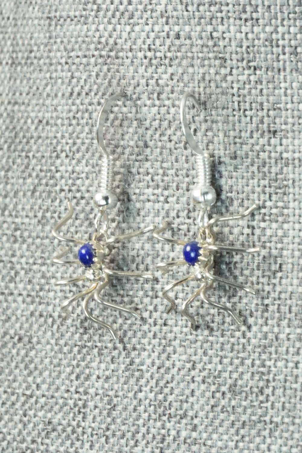Lapis & Sterling Silver Earrings - Lucille Platero
