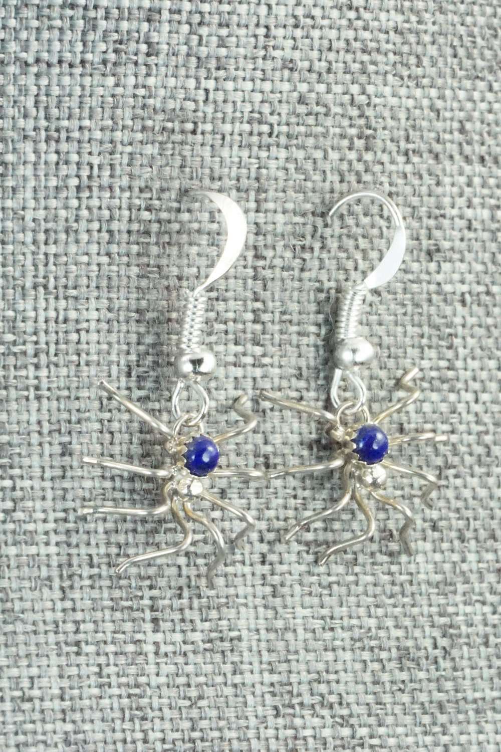 Lapis & Sterling Silver Earrings - Lucille Platero