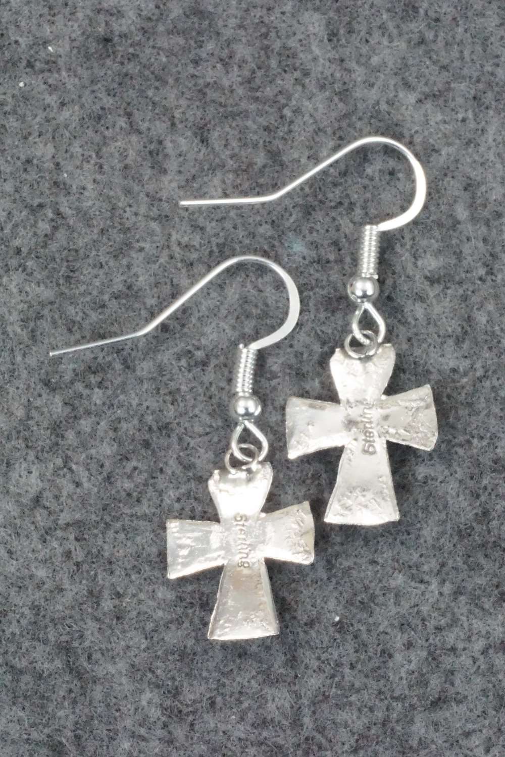 Turquoise & Sterling Silver Earrings - Lucille Platero