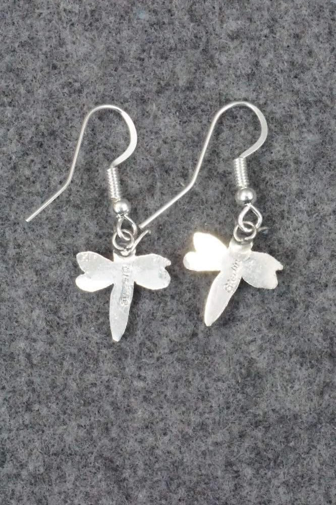 Turquoise & Sterling Silver Earrings - Lucille Platero