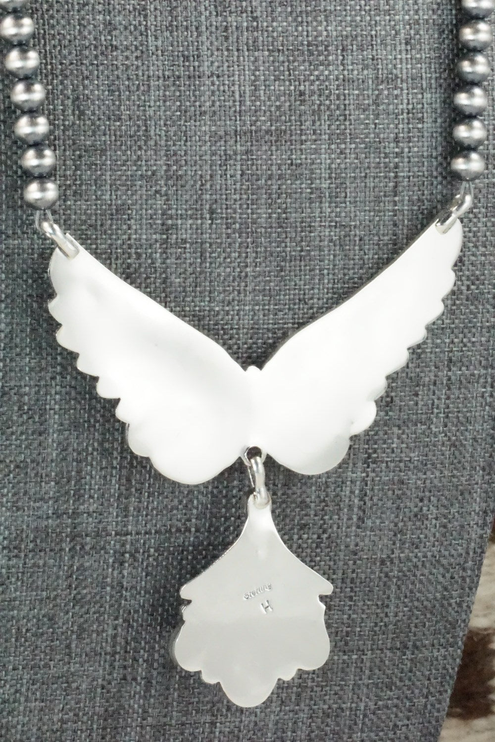 Turquoise & Sterling Silver Necklace - Henry Attakai