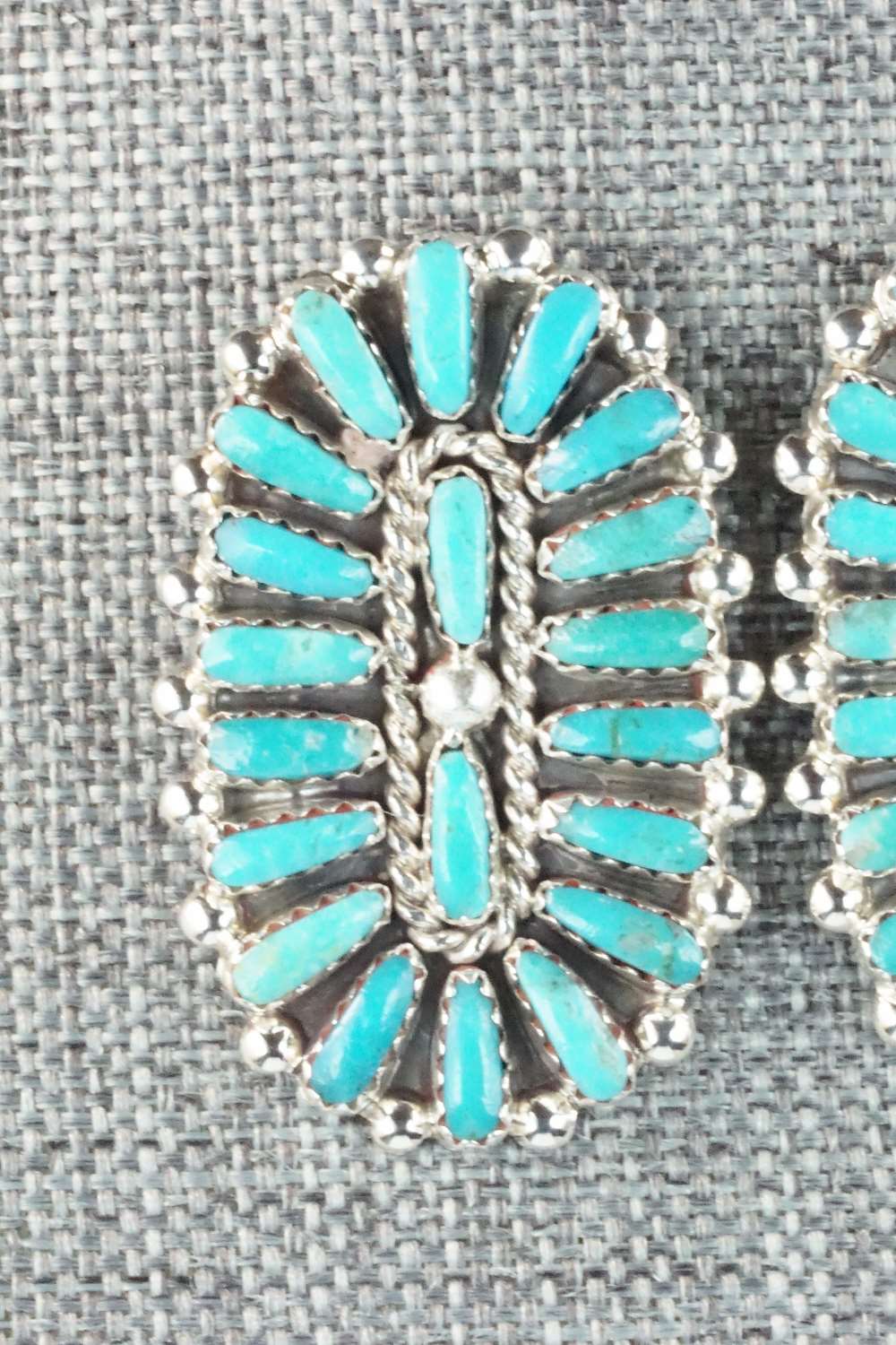 Turquoise & Sterling Silver Earrings - Philena Byjoe