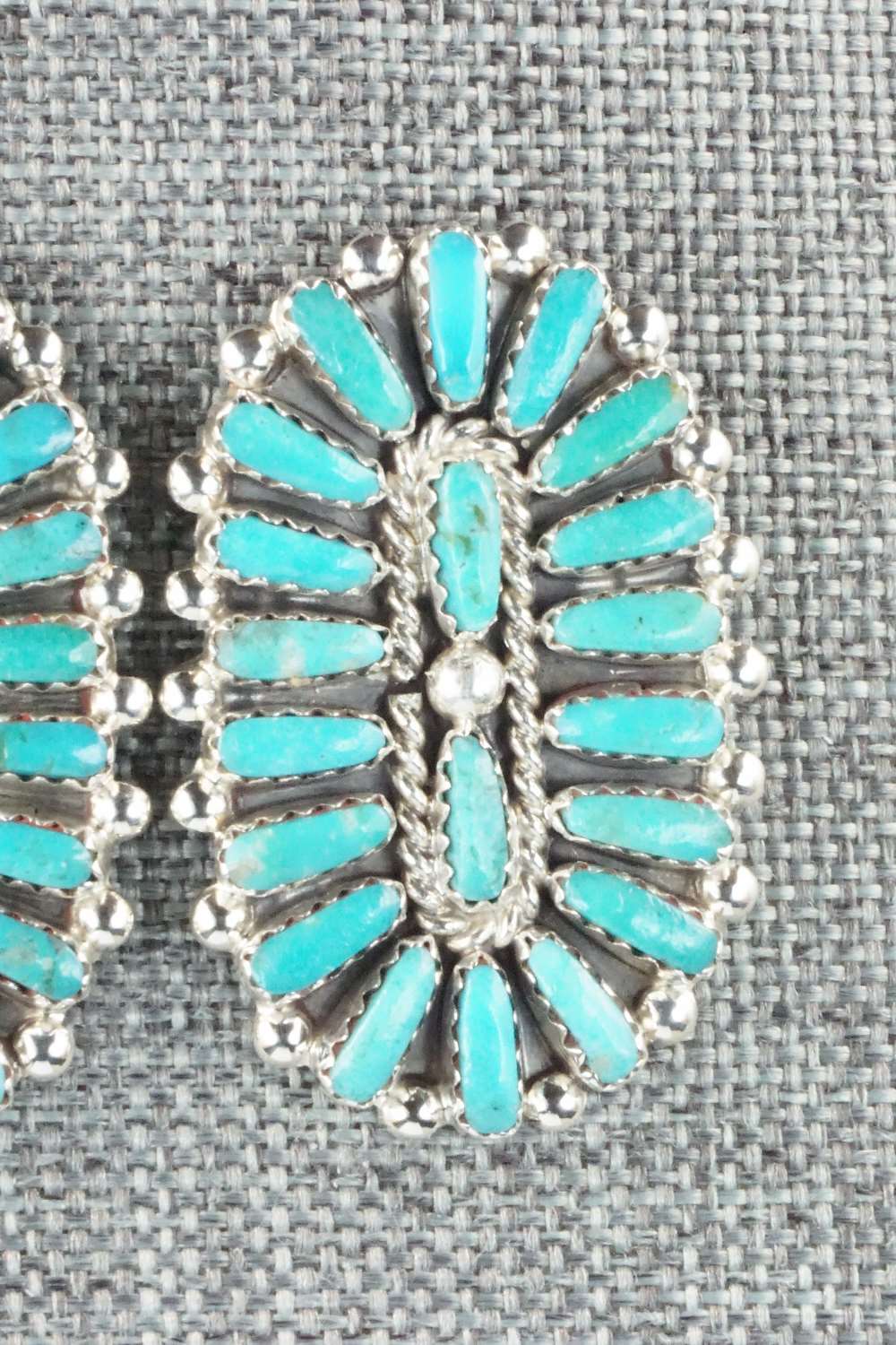 Turquoise & Sterling Silver Earrings - Philena Byjoe