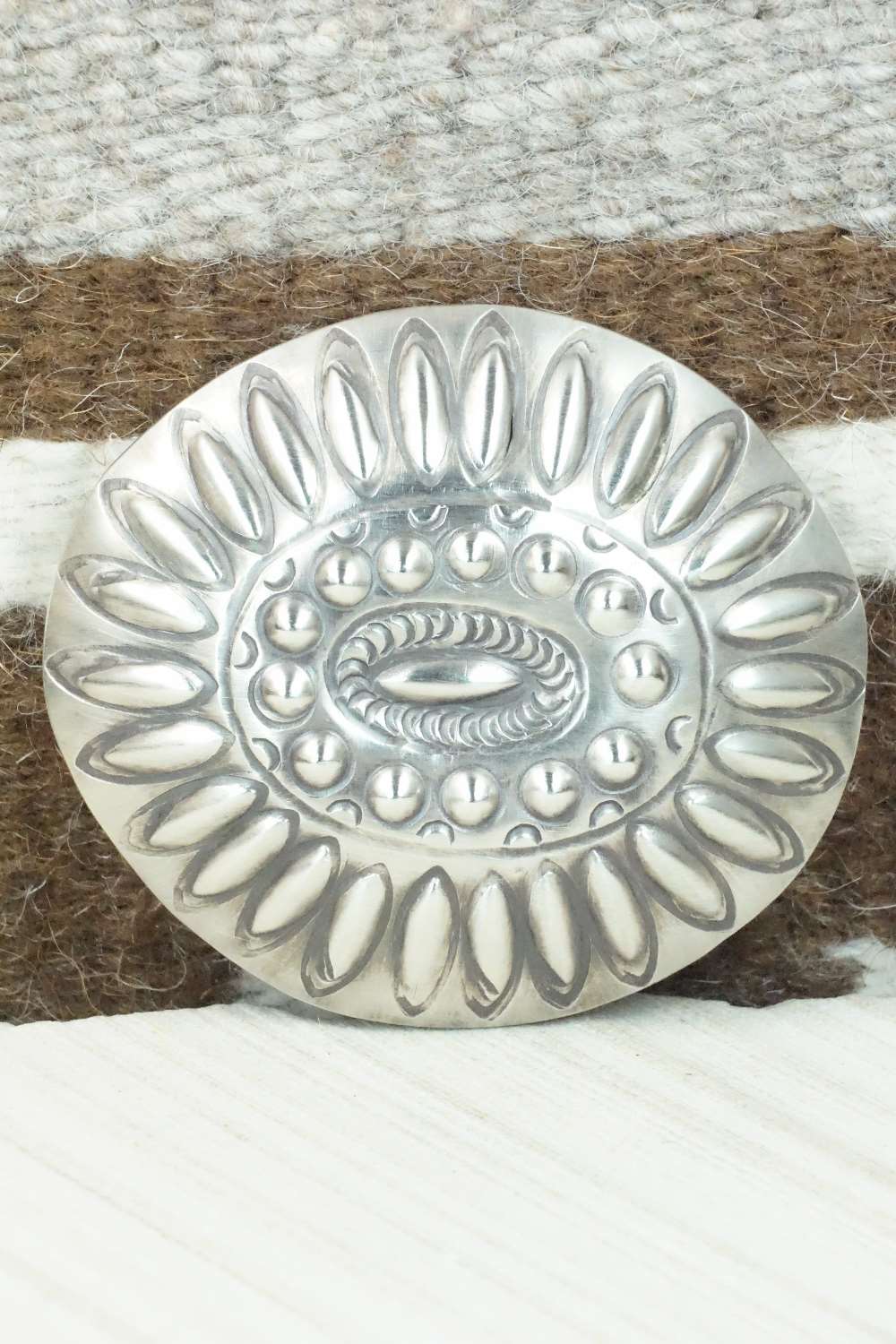 Sterling Silver Belt Buckle - Carson Blackgoat