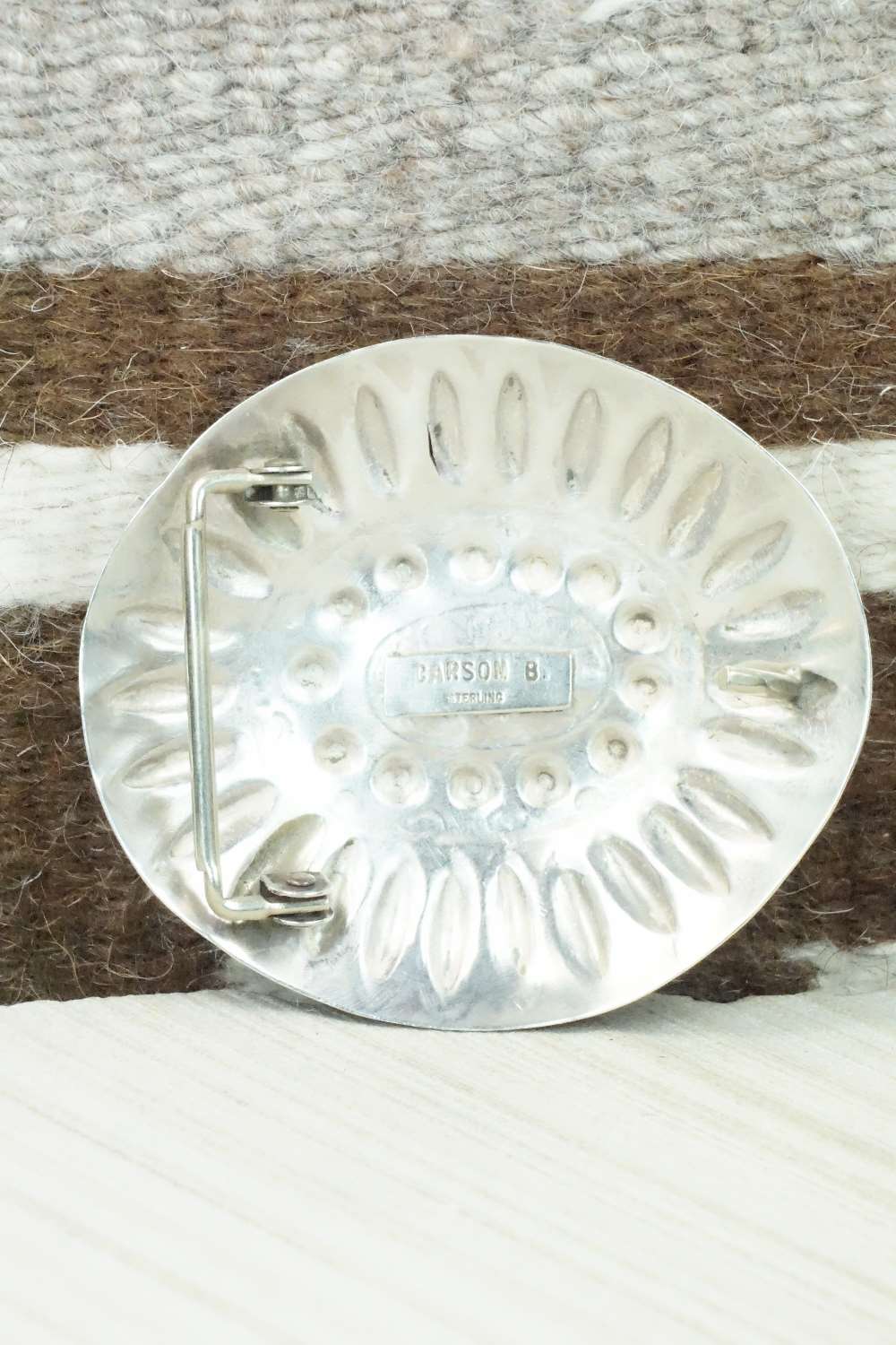Sterling Silver Belt Buckle - Carson Blackgoat
