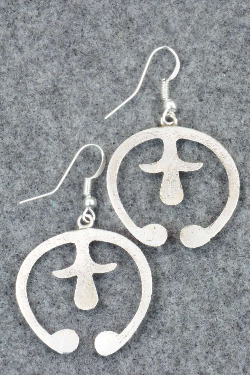 Turquoise and Sterling Silver Earrings - Lorriane Chee