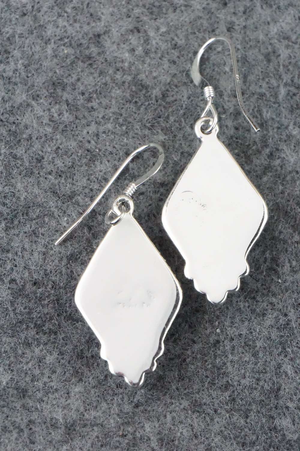 Turquoise & Sterling Silver Earrings - Gary Shorty