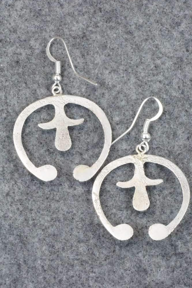 Turquoise and Sterling Silver Earrings - Lorriane Chee
