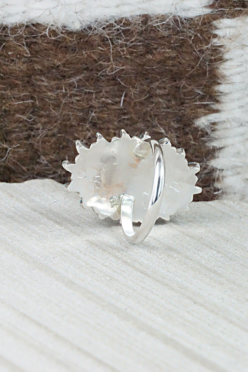 Turquoise & Sterling Silver Ring - Carla Laconsello - Size 6