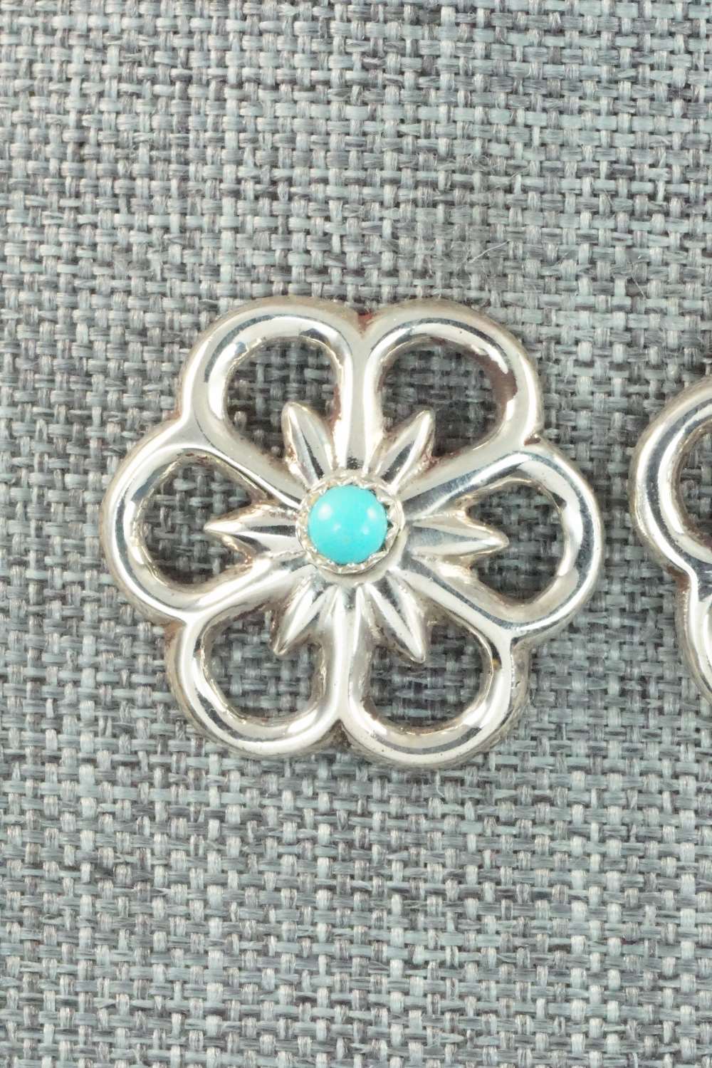 Turquoise & Sterling Silver Earrings - Annabelle Lantana