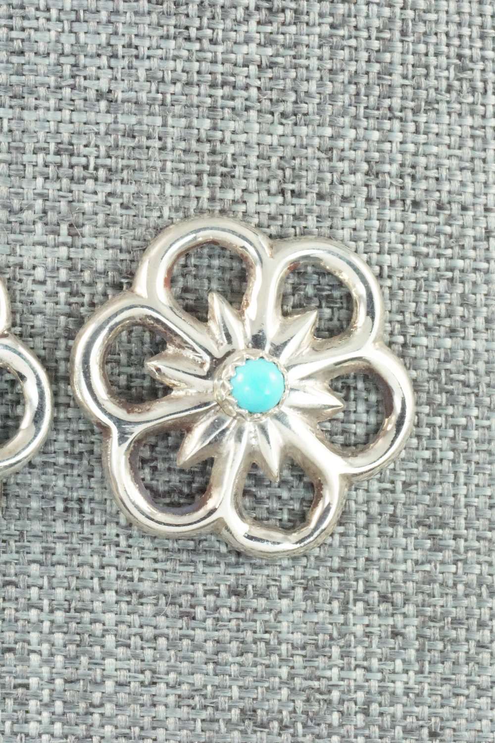 Turquoise & Sterling Silver Earrings - Annabelle Lantana