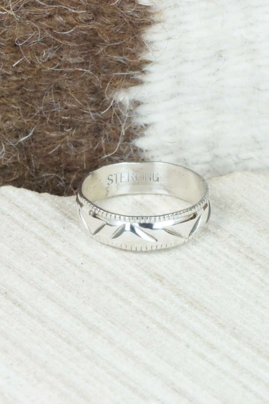Sterling Silver Ring - Caroline Tsosie - Size 8.75
