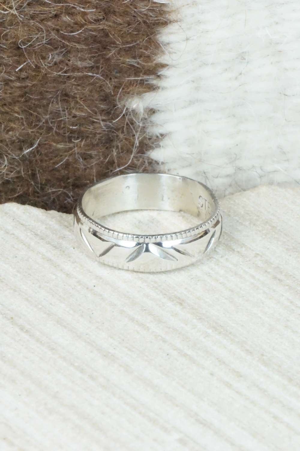 Sterling Silver Ring - Caroline Tsosie - Size 8.75