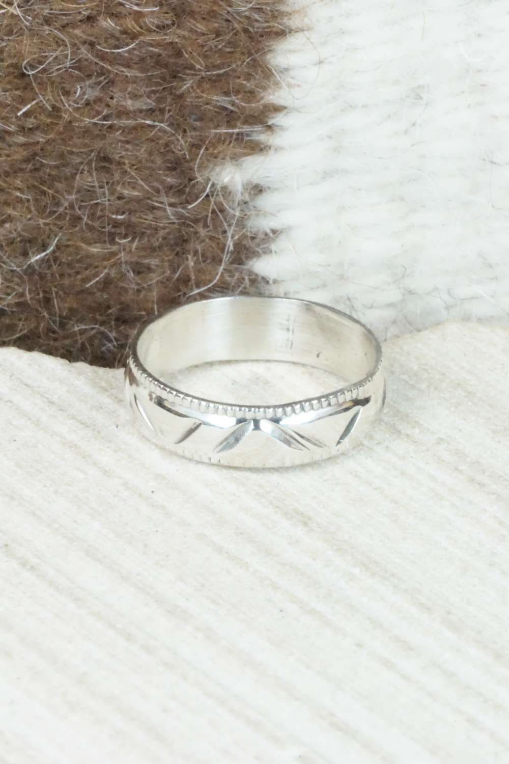Sterling Silver Ring - Caroline Tsosie - Size 8.75