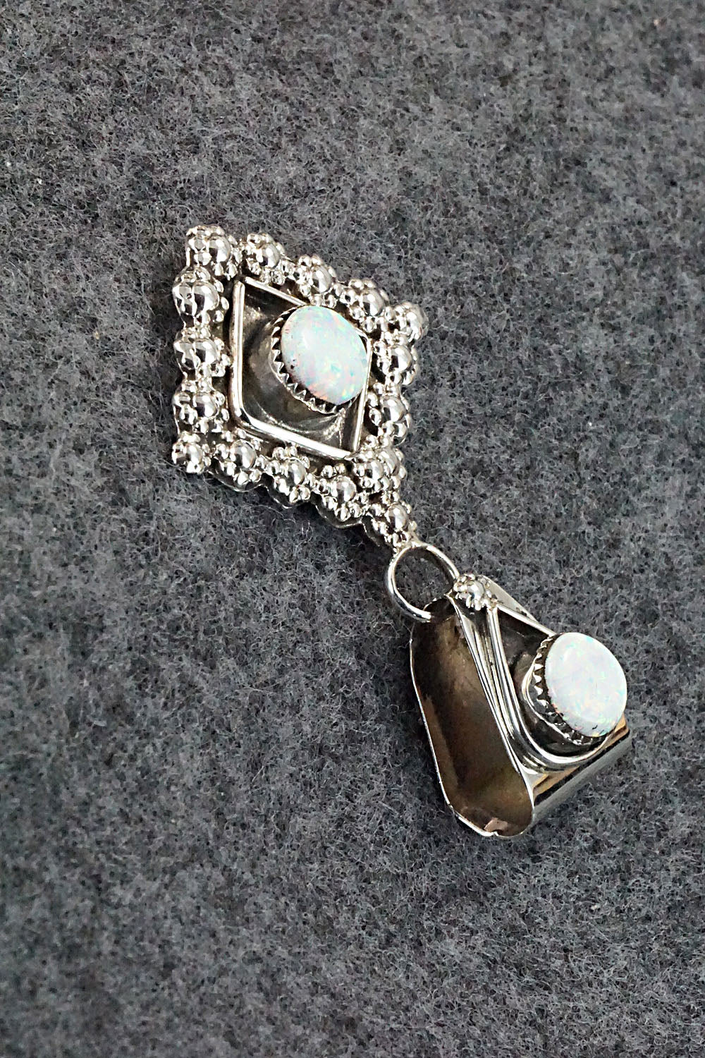 Opalite and Sterling Silver Pendant - Verdie Booqua