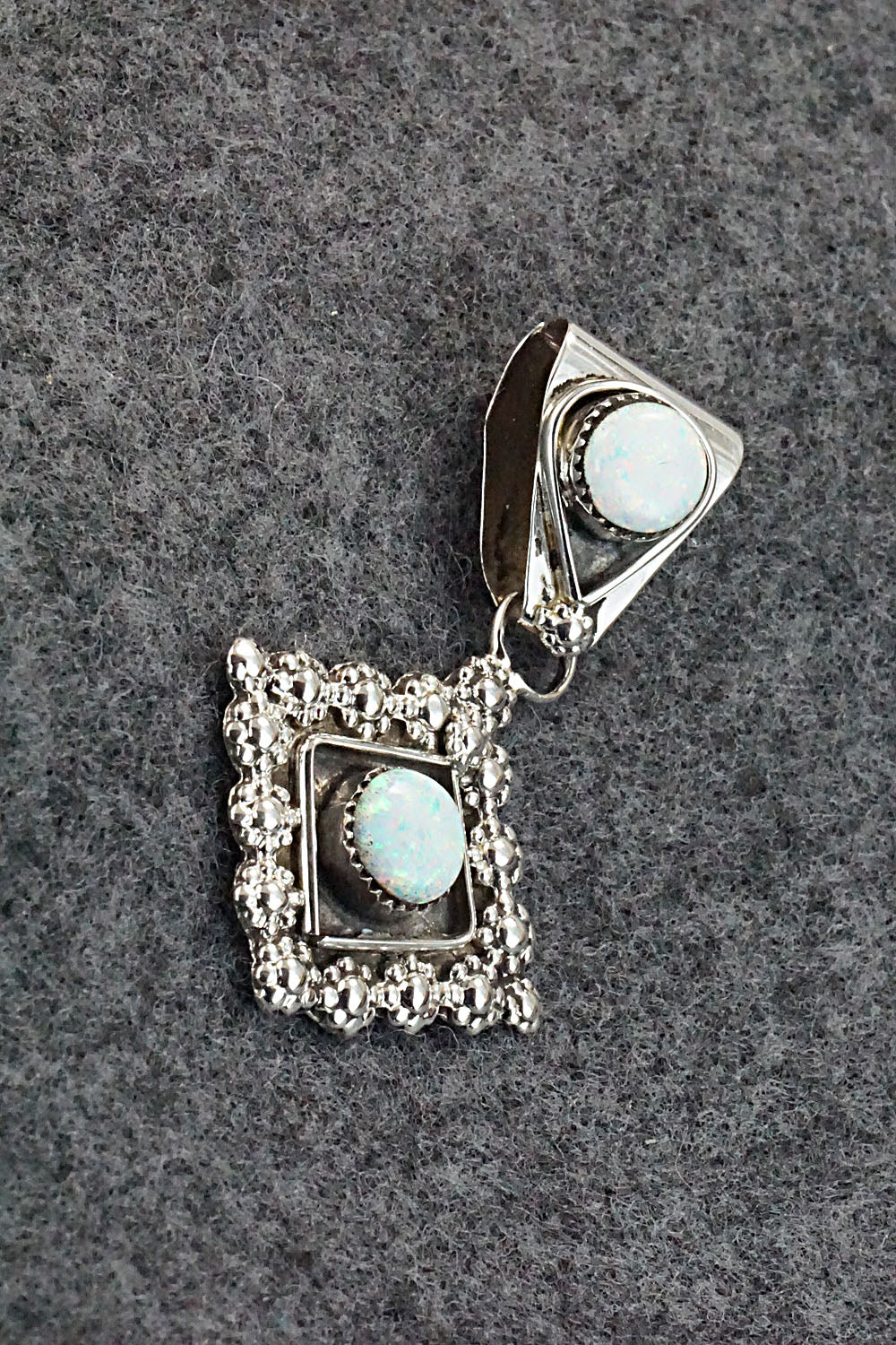 Opalite and Sterling Silver Pendant - Verdie Booqua