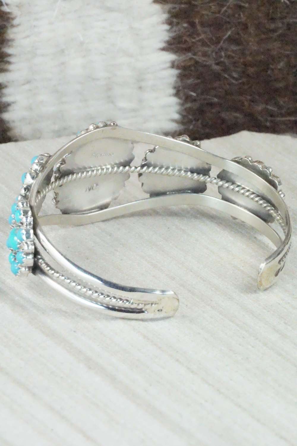 Turquoise & Sterling Silver Bracelet - Nathaniel Curley