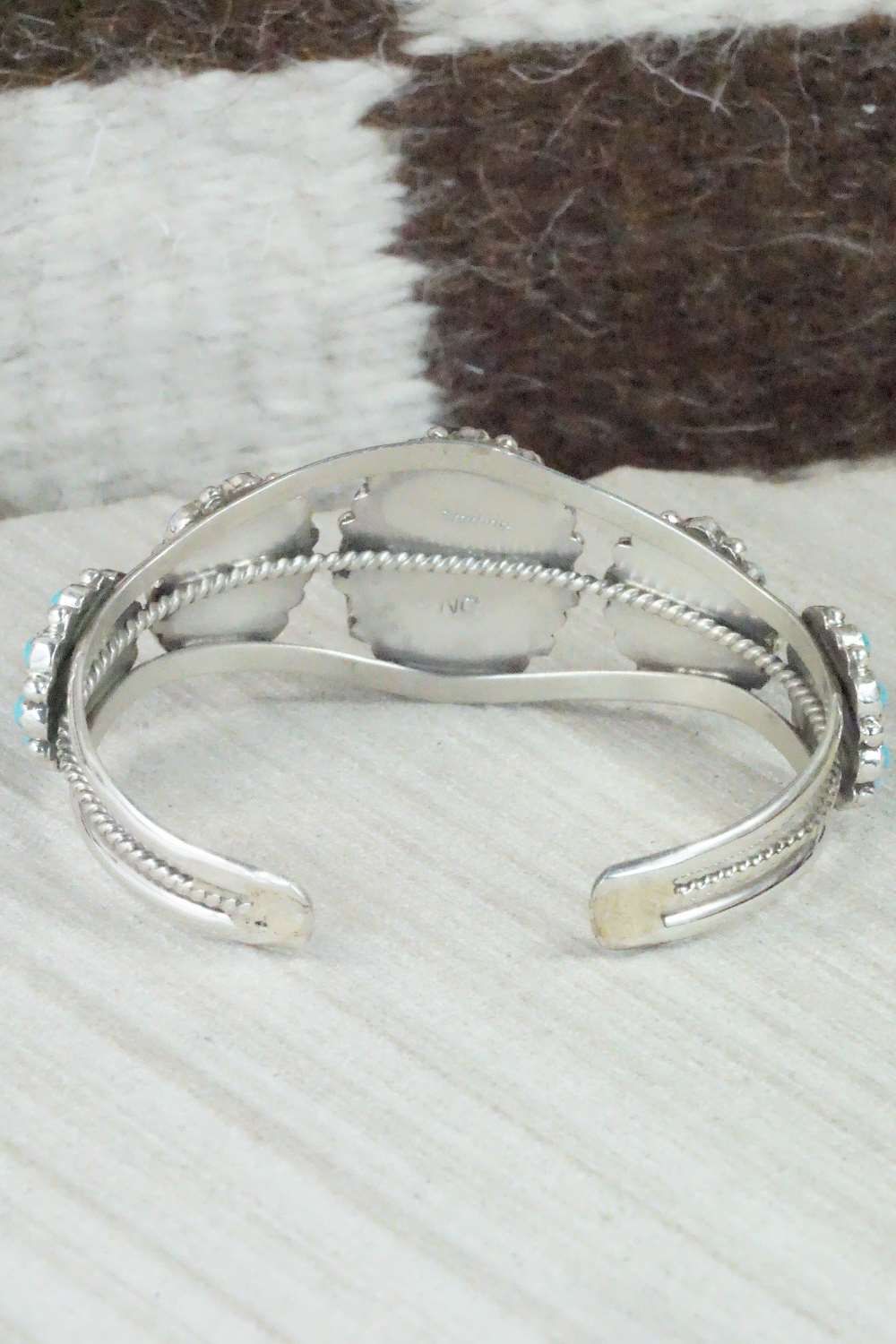 Turquoise & Sterling Silver Bracelet - Nathaniel Curley
