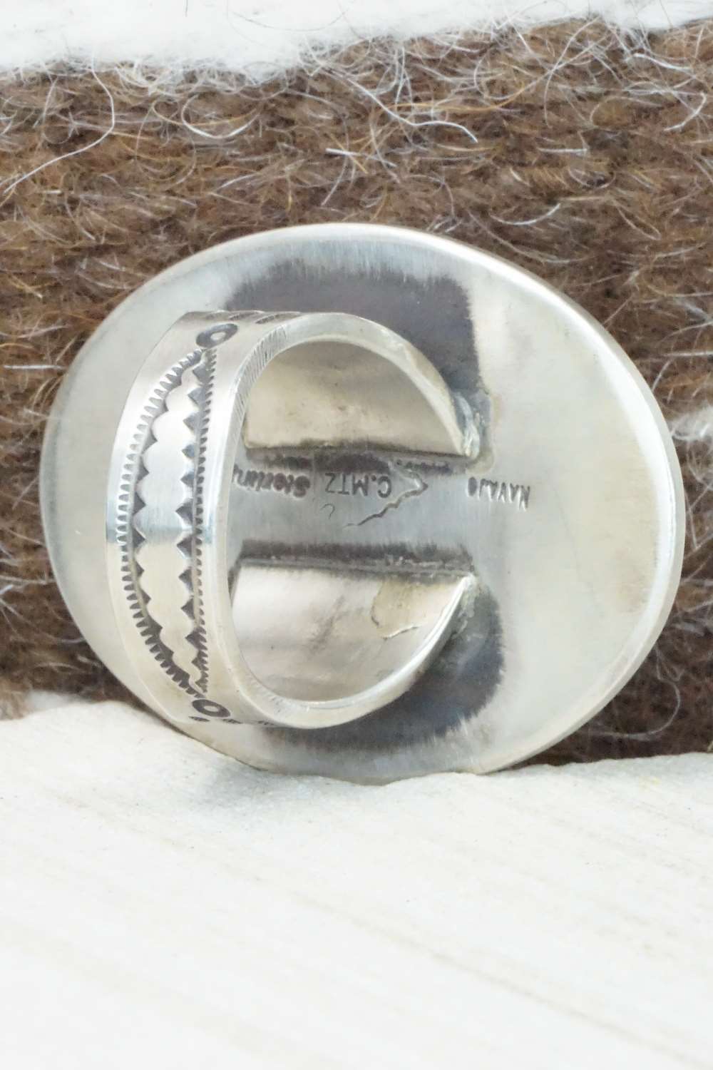 Turquoise & Sterling Silver Ring - Calvin Martinez - 8