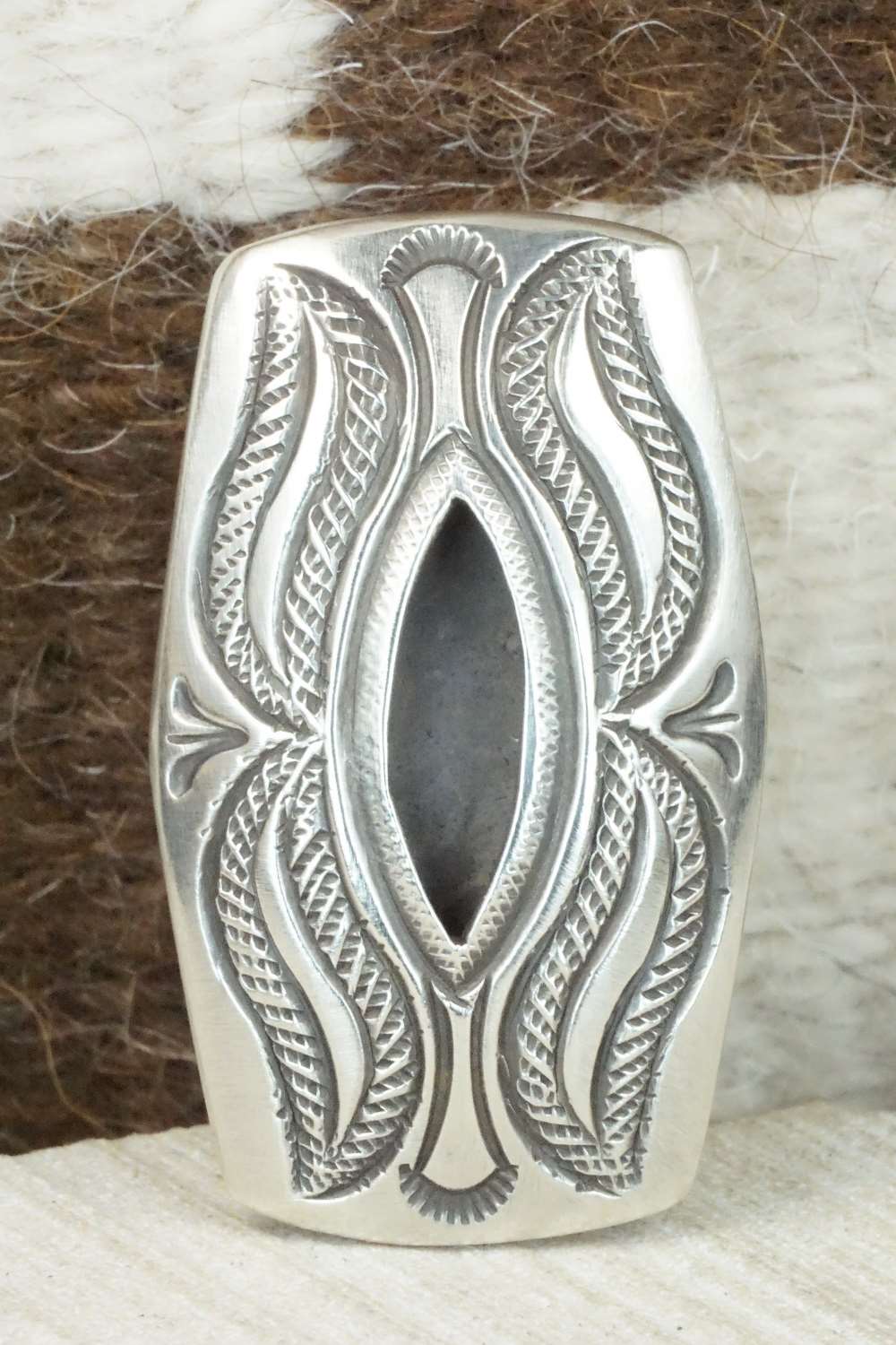 Sterling Silver Ring - Calvin Martinez - Size 8.5