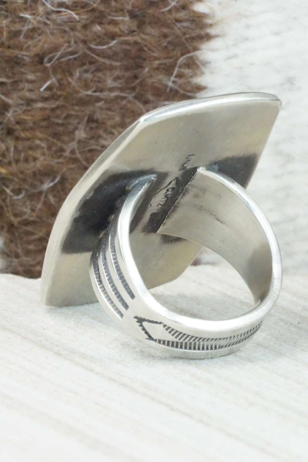 Sterling Silver Ring - Calvin Martinez - Size 8.5
