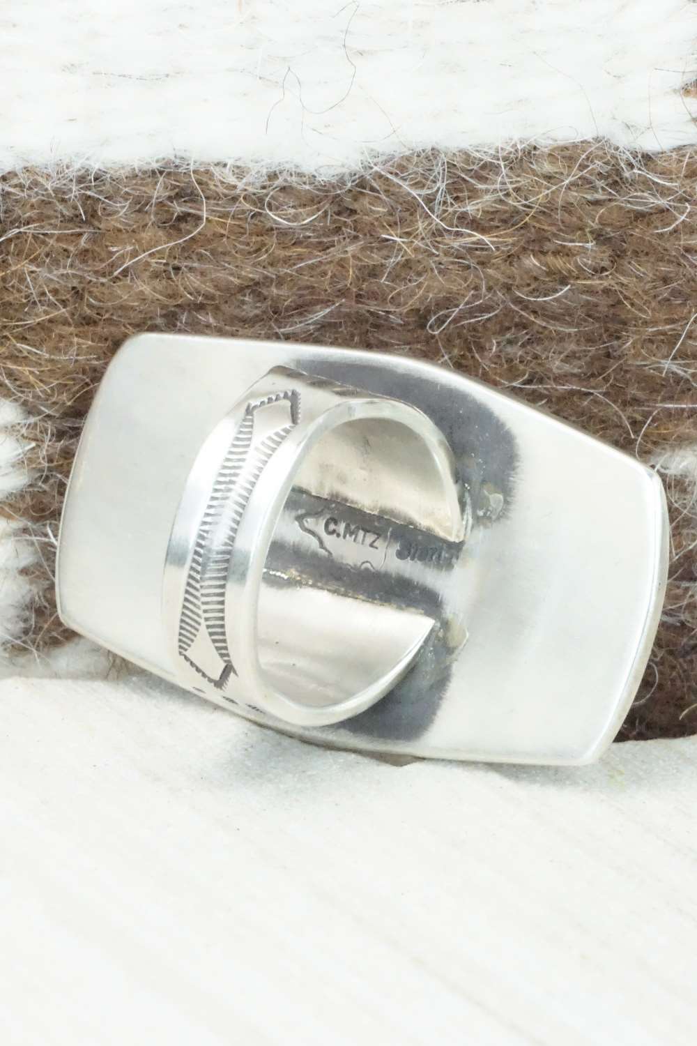 Sterling Silver Ring - Calvin Martinez - Size 8.5