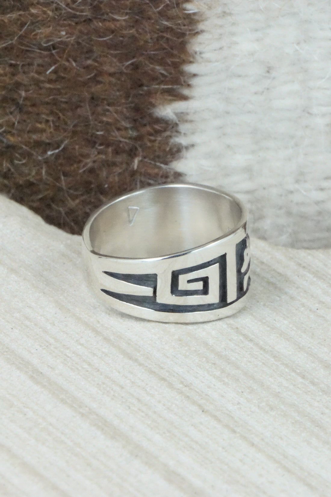 Sterling Silver Ring - Timothy Mowa - Size 12