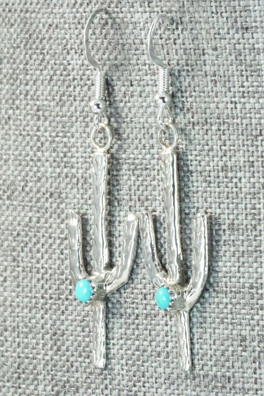 Turquoise & Sterling Silver Earrings - Pauline Nelson