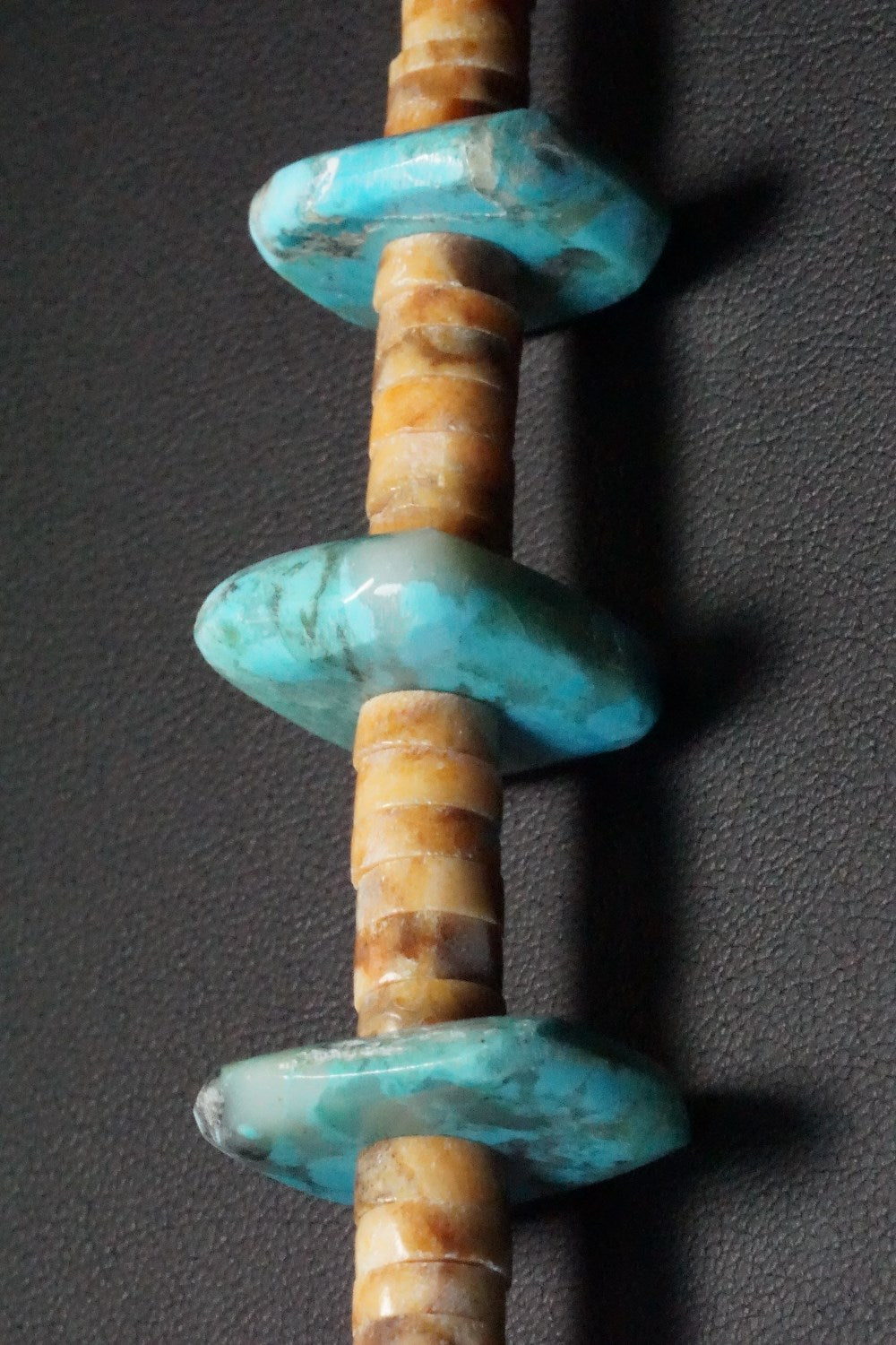 Turquoise & Spiny Oyster Necklace - Joann Garcia