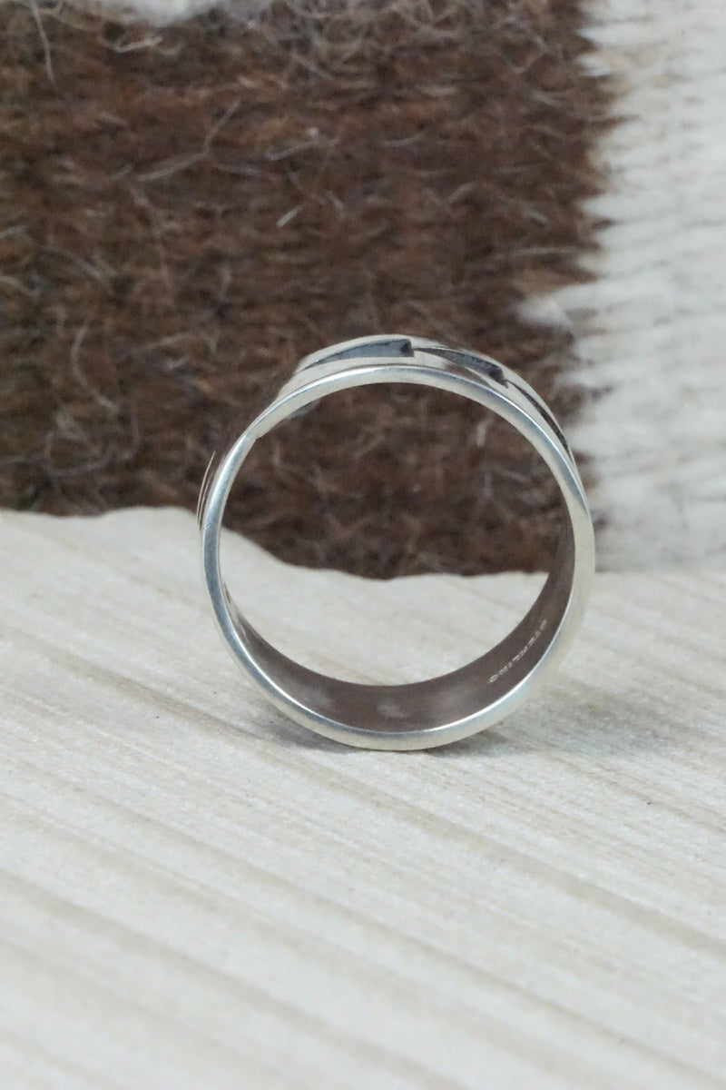 Sterling Silver Ring - Timothy Mowa - Size 12