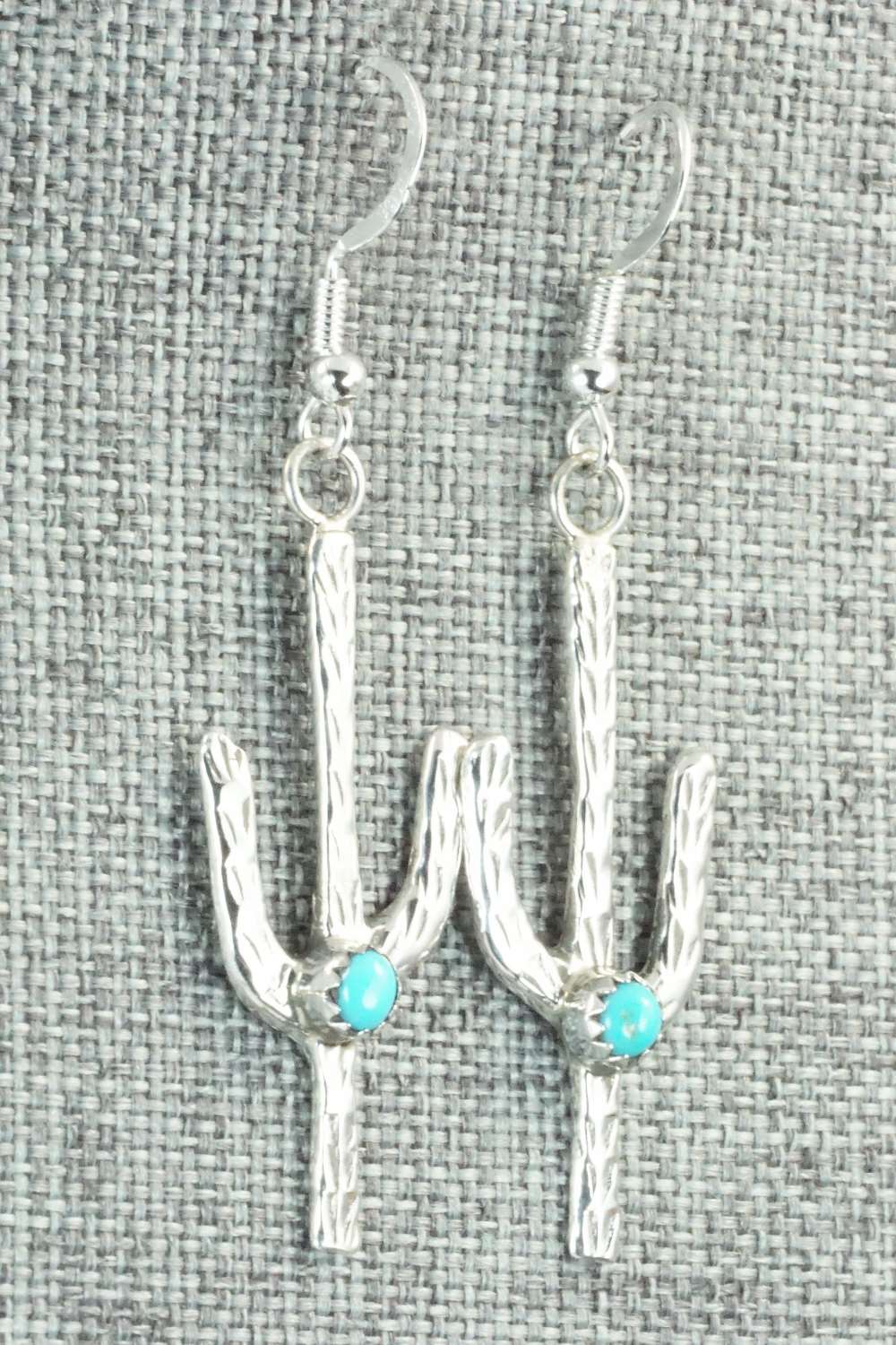 Turquoise & Sterling Silver Earrings - Pauline Nelson