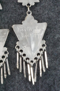 Turquoise & Sterling Silver Earrings - Kevin Leekity