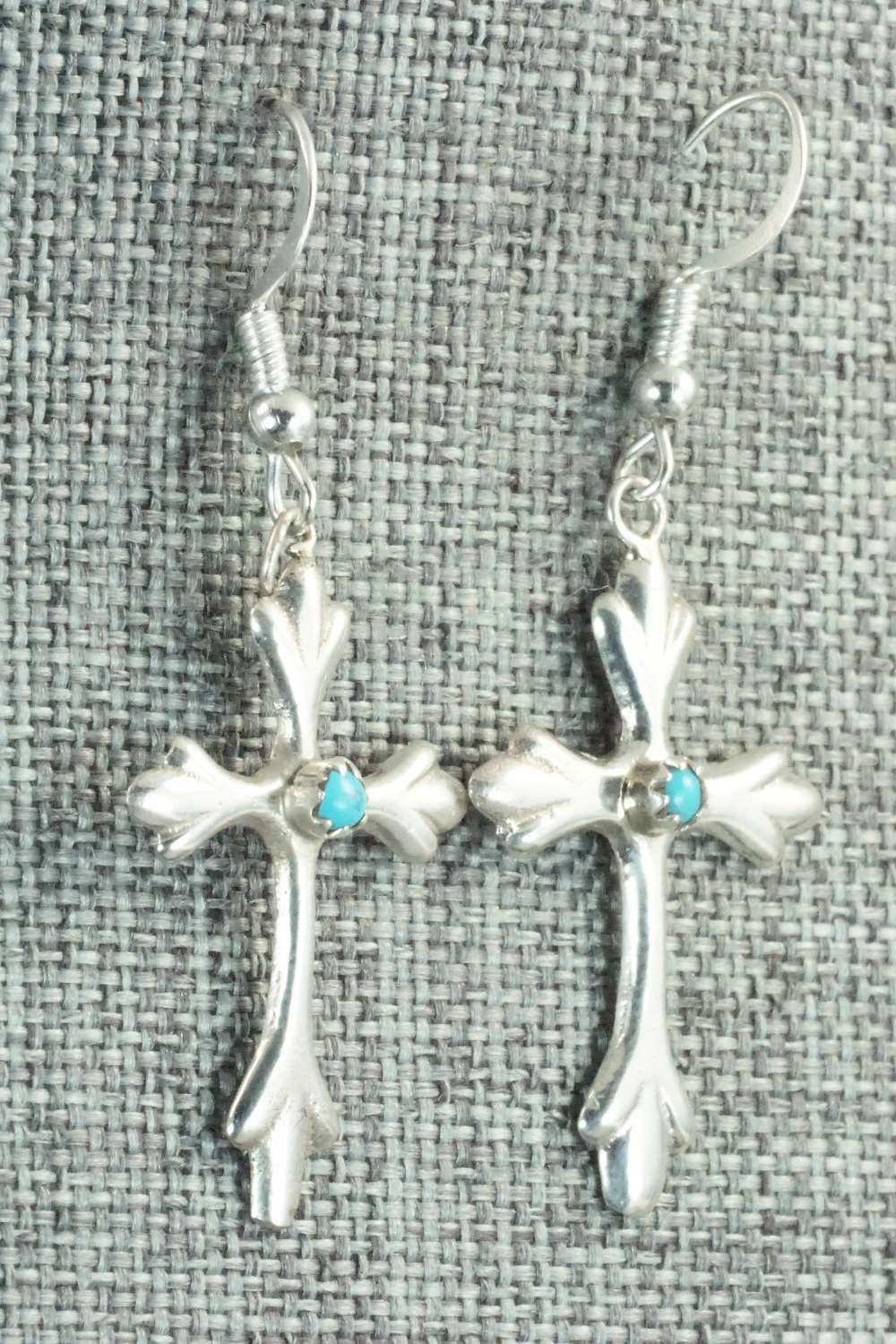 Turquoise & Sterling Silver Earrings - Lorraine Chee