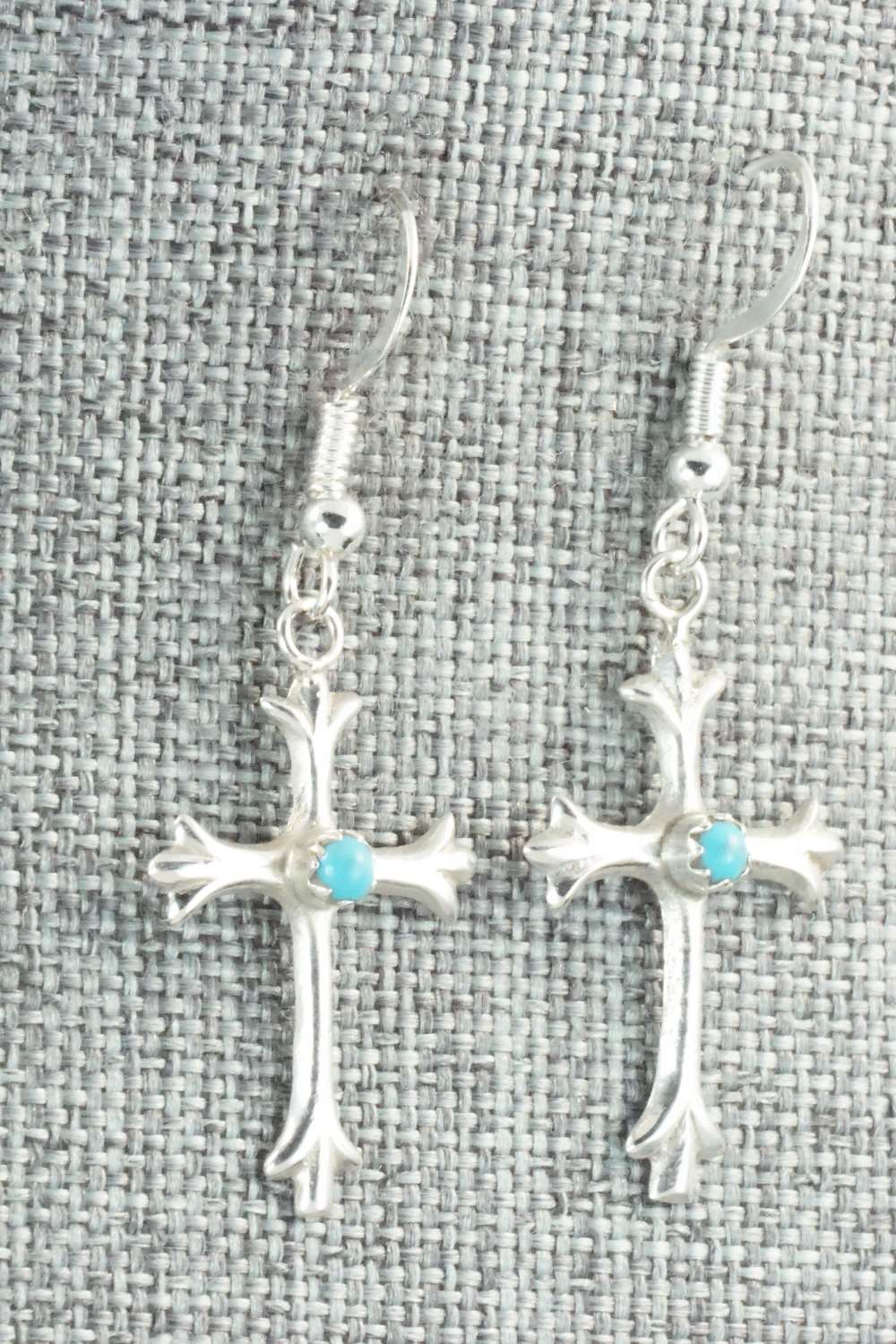 Turquoise & Sterling Silver Earrings - Bruce Chee