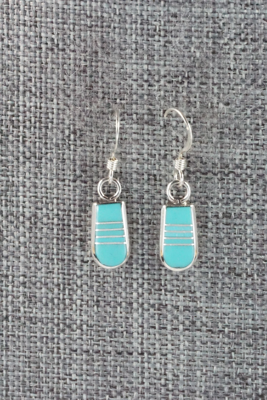 Turquoise & Sterling Silver Earrings - Valentino Laate