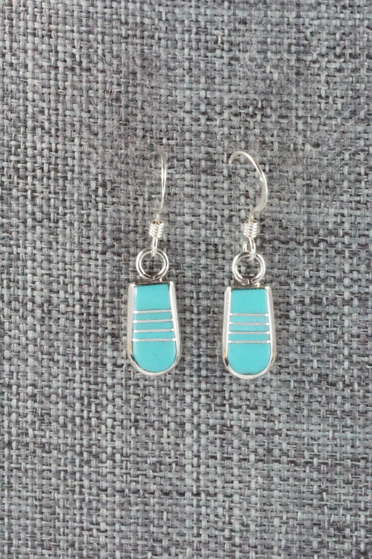 Turquoise & Sterling Silver Earrings - Valentino Laate