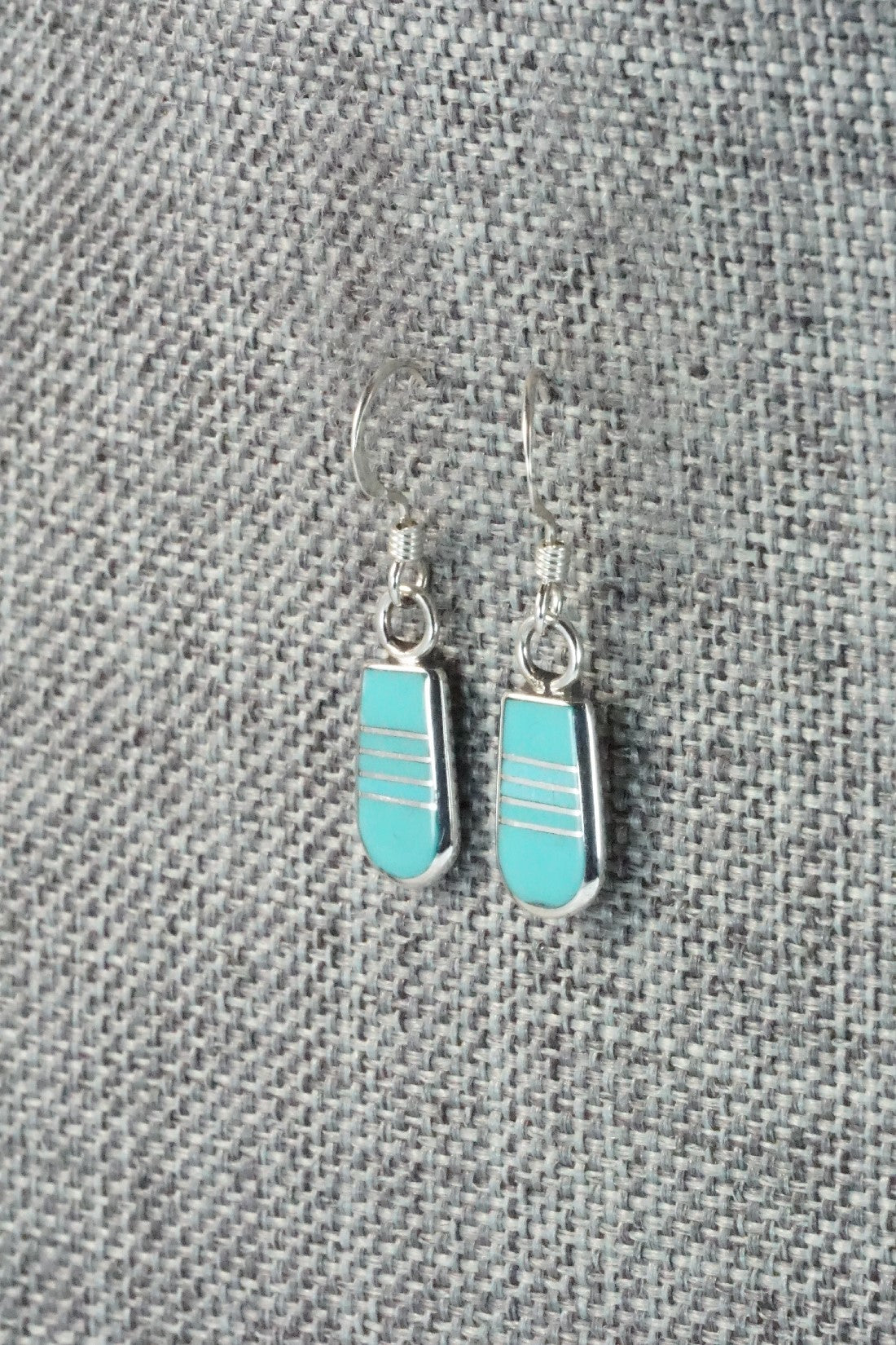 Turquoise & Sterling Silver Earrings - Valentino Laate