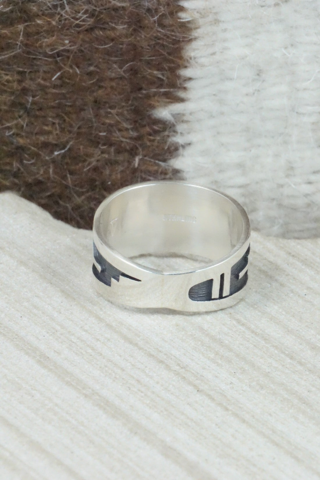 Sterling Silver Ring - Timothy Mowa - Size 12
