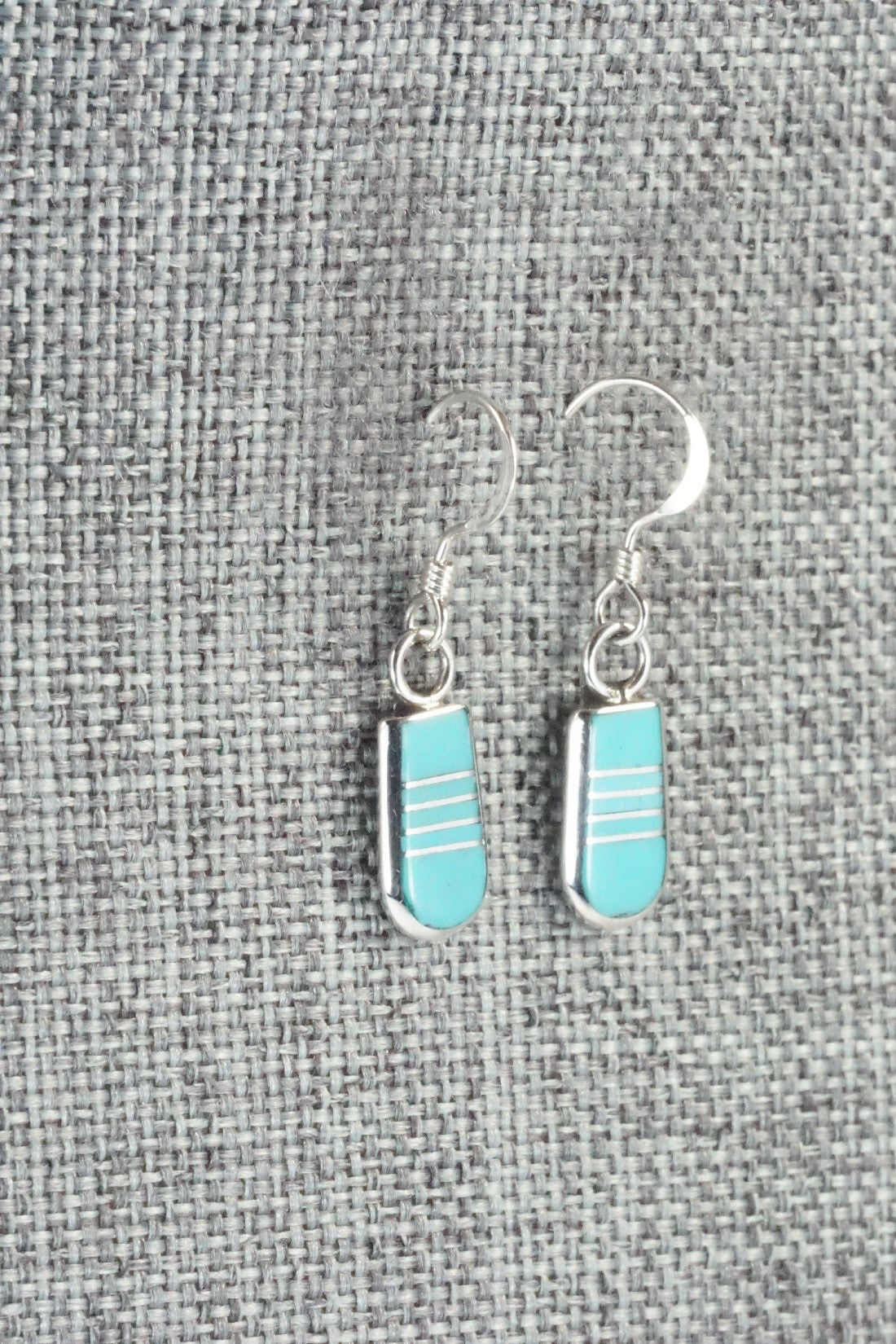 Turquoise & Sterling Silver Earrings - Valentino Laate