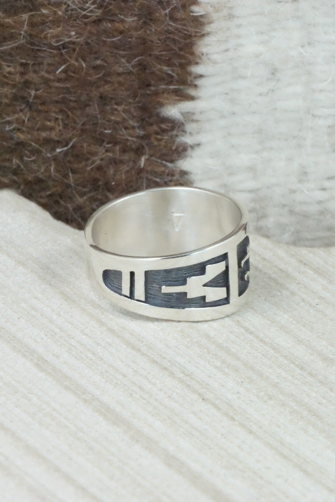 Sterling Silver Ring - Timothy Mowa - Size 12